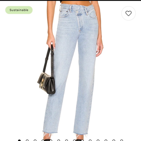 Agolde Criss Cross Straight In Dimension (NWOT)